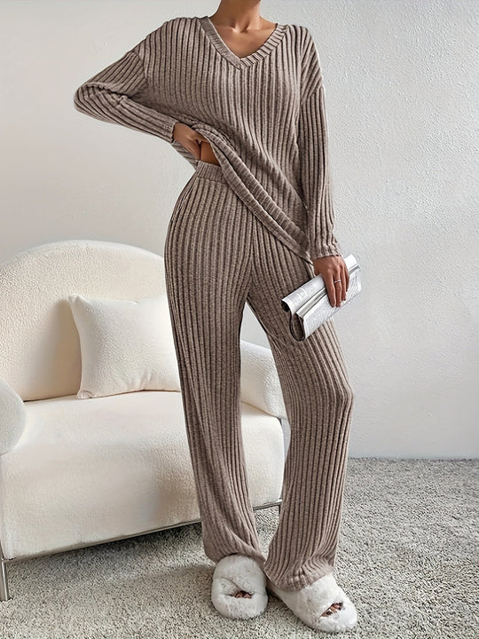 Heidi-Mode | Bequemes Strickset [Top + Hose]