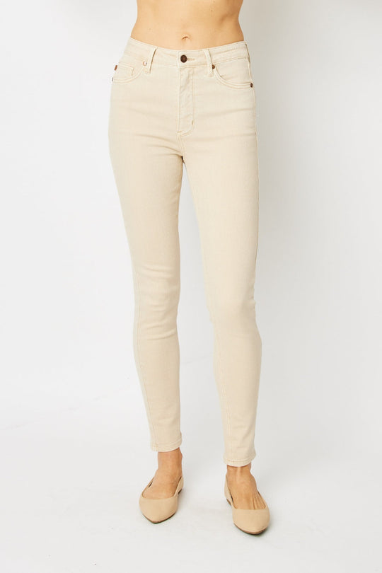 Heidi-Mode | Judy Blue Vollgröße Garment Dyed Bauchkontrolle Skinny Jeans