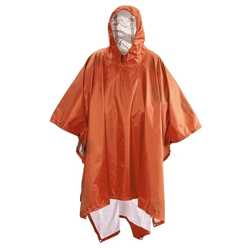 Heidi-Mode | Atmungsaktive Poncho-Regenjacke Für Unisex Perfekt Für Den Frühling