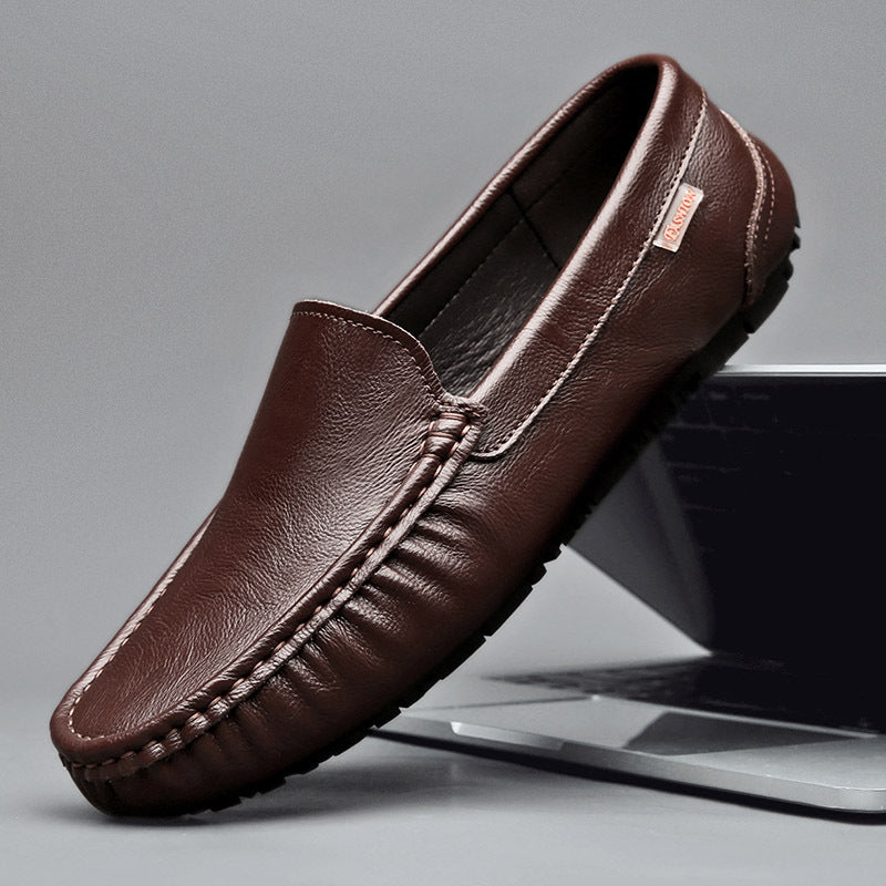 leren loafers in Britse stijl Loafers