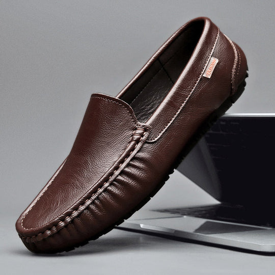 leren loafers in Britse stijl Loafers