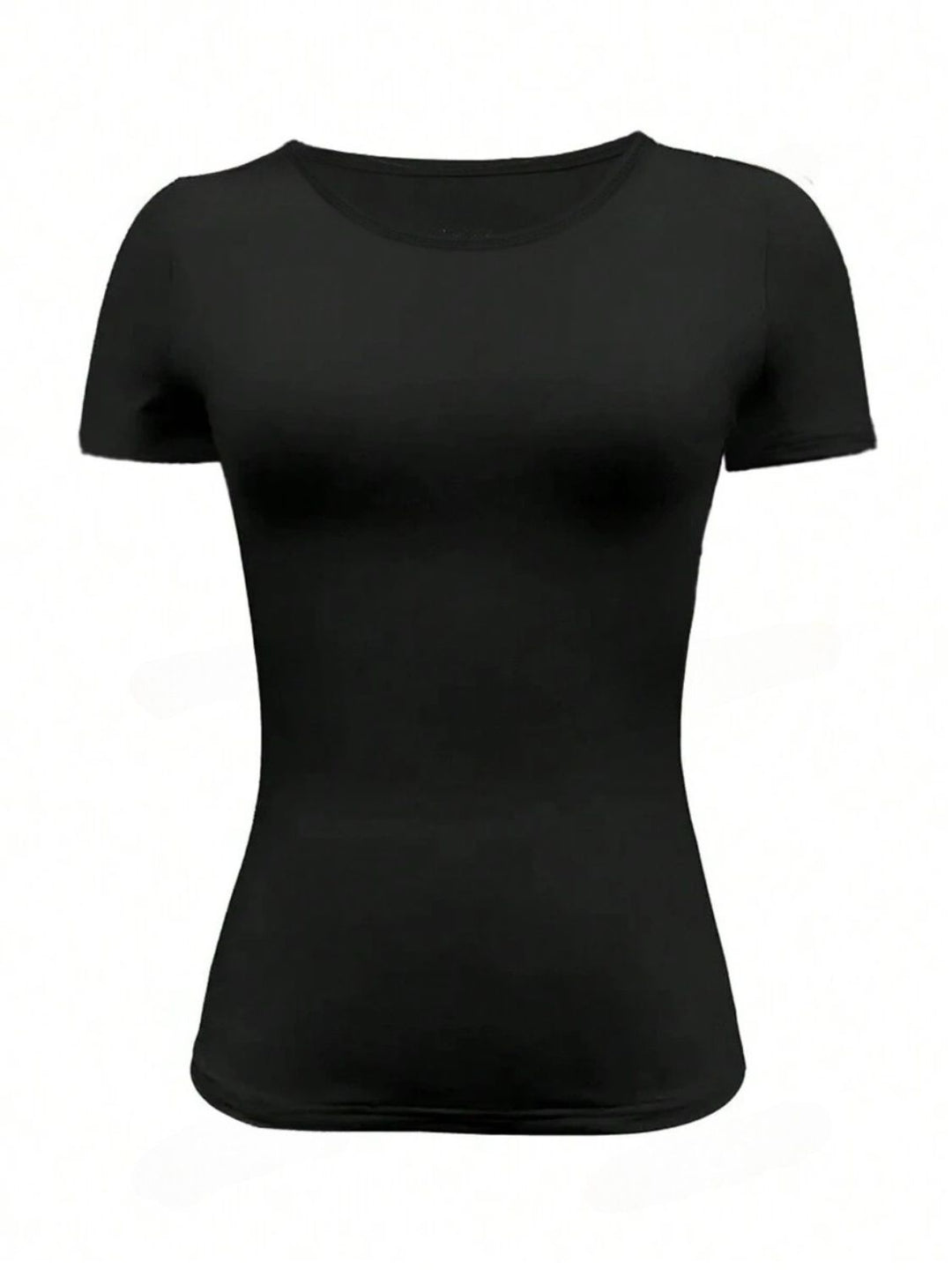 Heidi-Mode | Rundhalsausschnitt Kurzarm T-Shirt