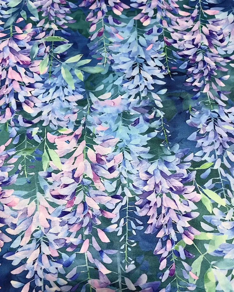 Heidi-Mode | Kurzärmlige Blusen mit Botanischem Druck