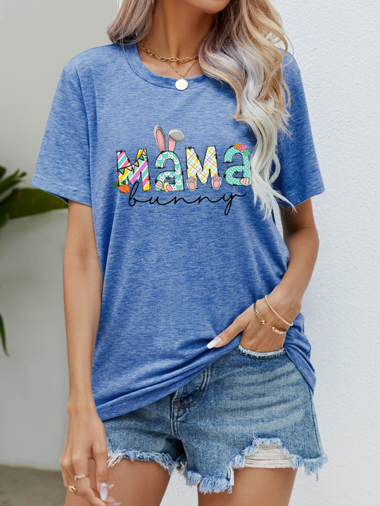 Heidi-Mode | Mama Bunny Ostern Grafik T-Shirt