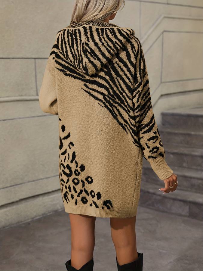 Mantel mit Leopardenmuster - Helene