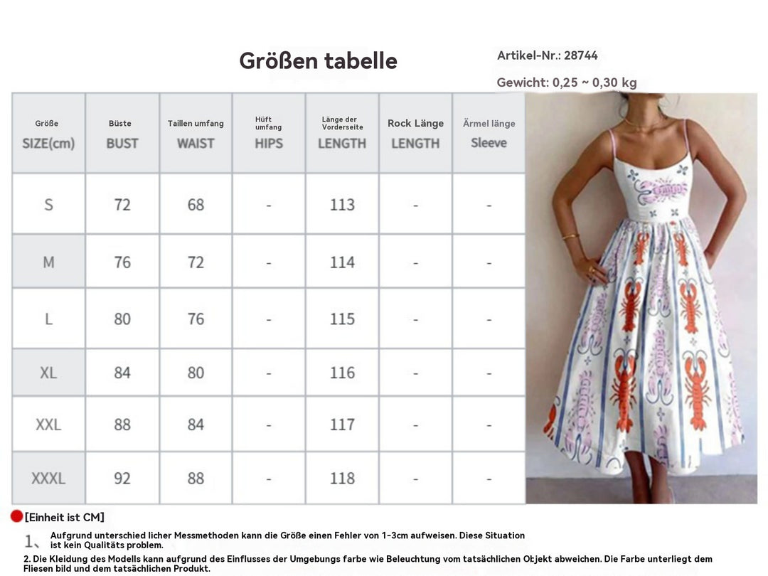 Heidi Mode | Einfarbiges Kleid mit U-Ausschnitt und Strapsen