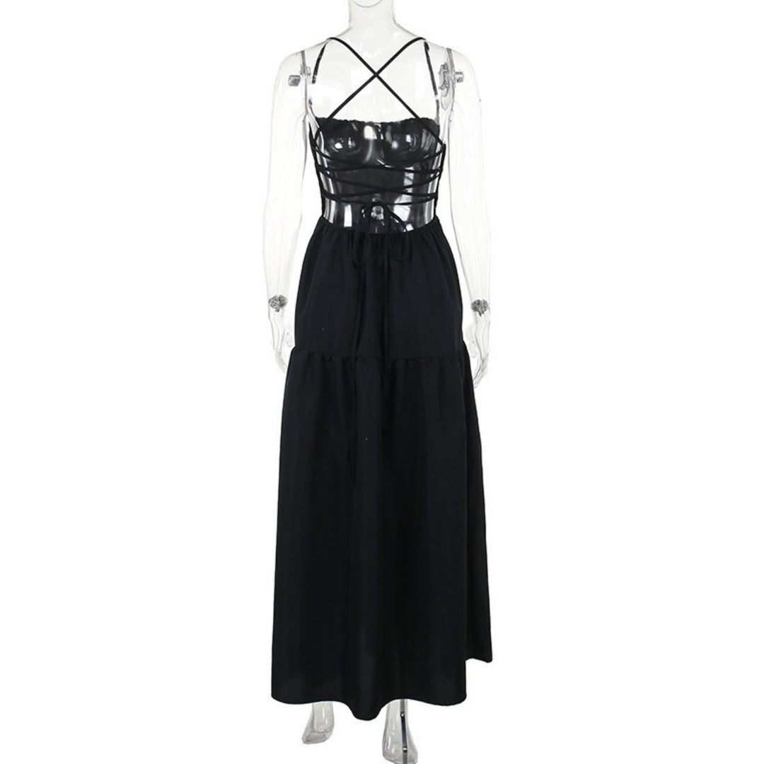Heidi Mode | Kleid mit Hosenträgern und Neckholder