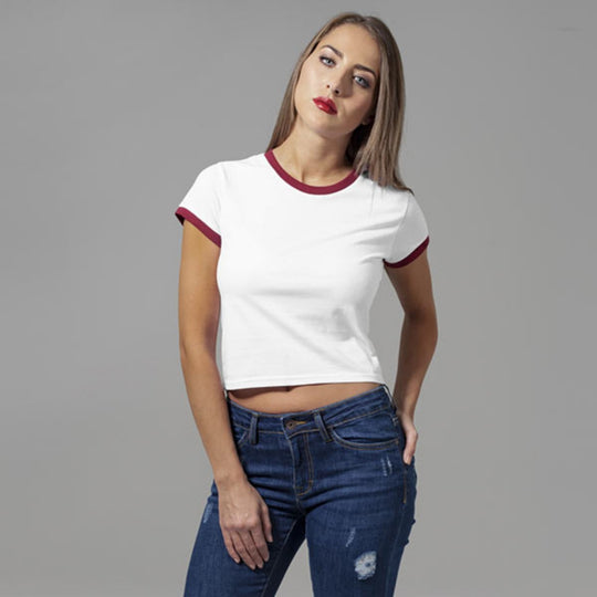 Heidi Mode | Slim Fit farblich passende kurze Ärmel