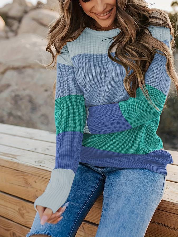 Heidi-Mode | Gestreifter Pullover