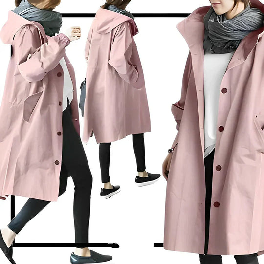 Heidi-Mode | Coupe-Vent Long Avec Capuche