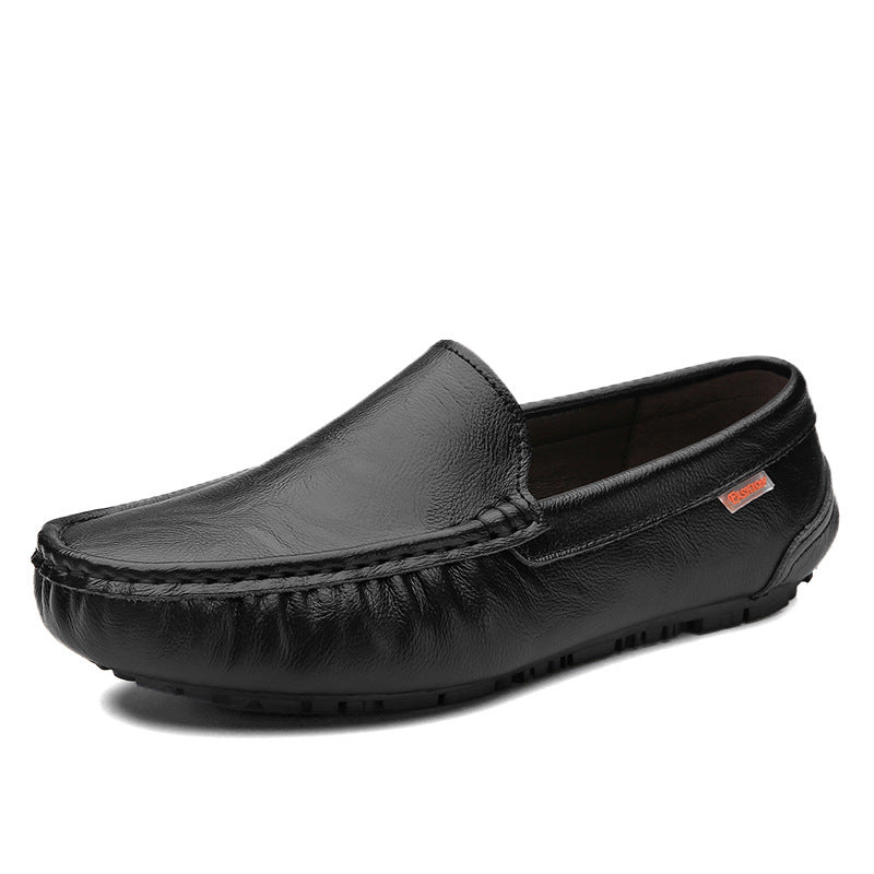 Heidi Leder Slipper Im Britischen Stil Loafers