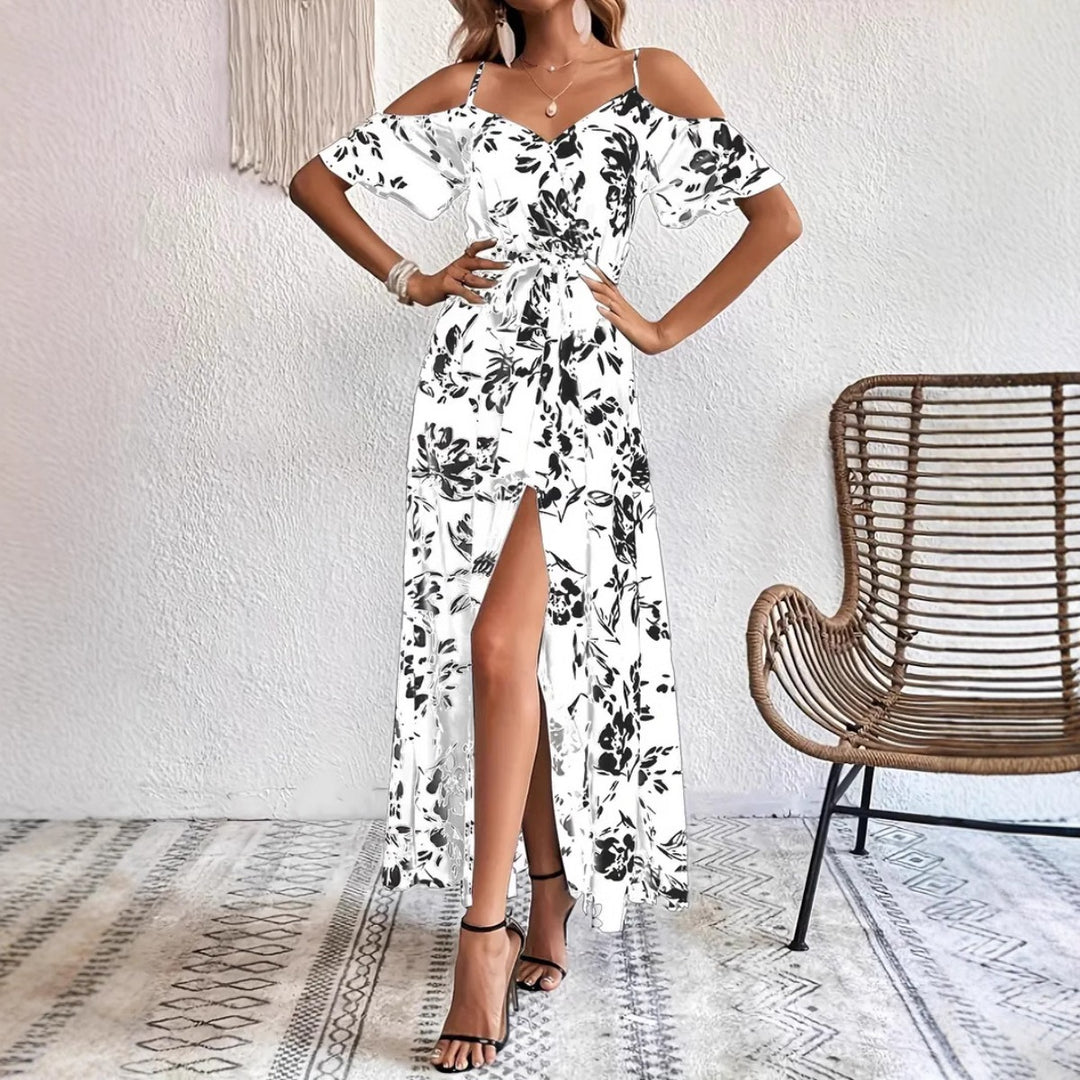 Heidi Mode | Unregelmäßiges Kleid mit Hosenträgern