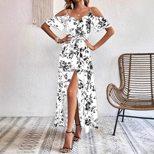 Heidi Mode | Unregelmäßiges Kleid mit Hosenträgern