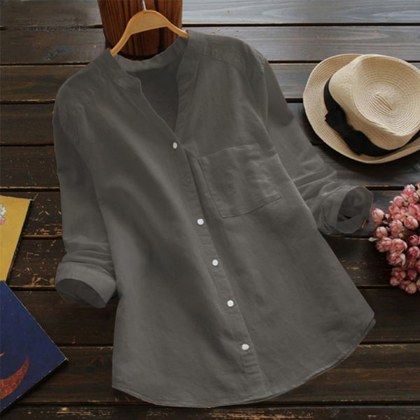 Heidi-Mode | Leinen Casual Hemd