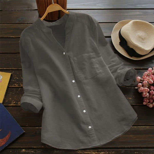 Heidi-Mode | Leinen Casual Hemd