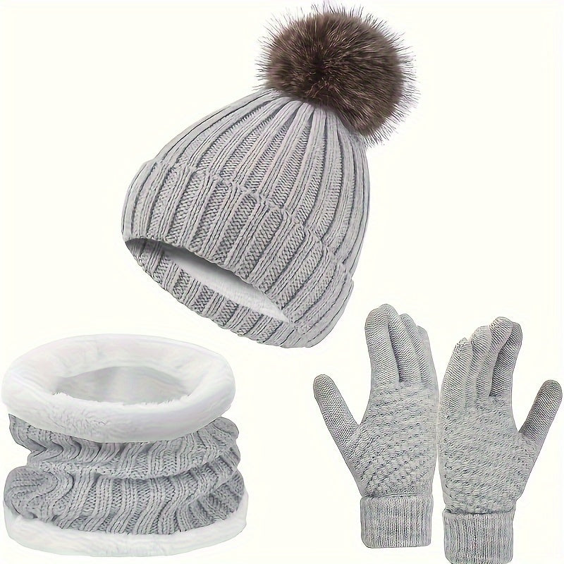 Heidi-Mode - Lässiges Winter Bequemes 3-teiliges Set für Frauen