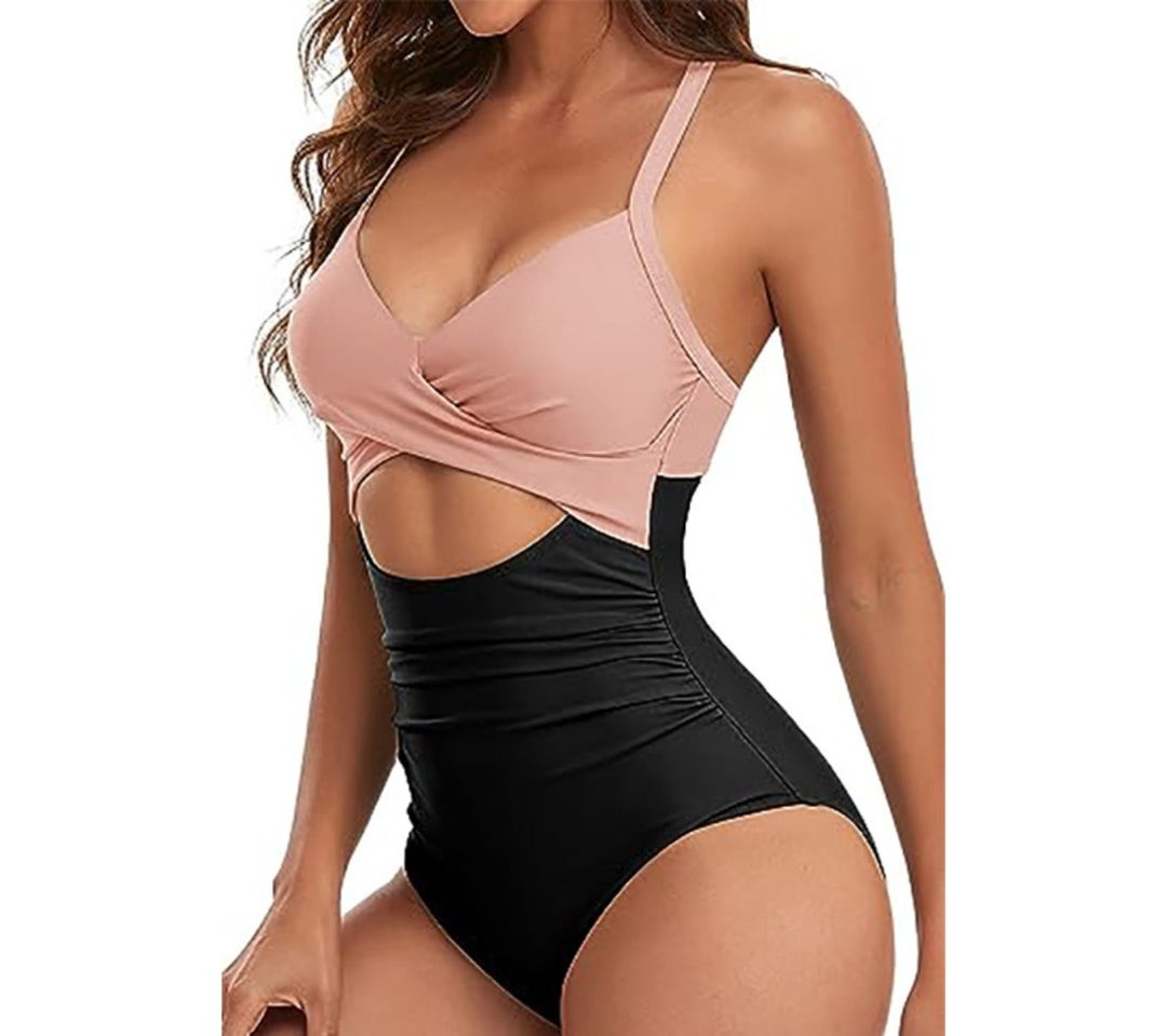 Heidi Mode | Hohler rückenfreier Bikini mit engen Trägern