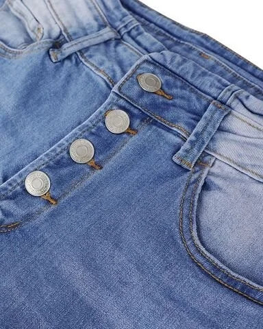 I Vintage-Jeans mit hoher Taille