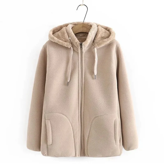 Heidi-Mode | Jacke Mit Kapuze Und Reißverschluss, Fleece-Weste Damen