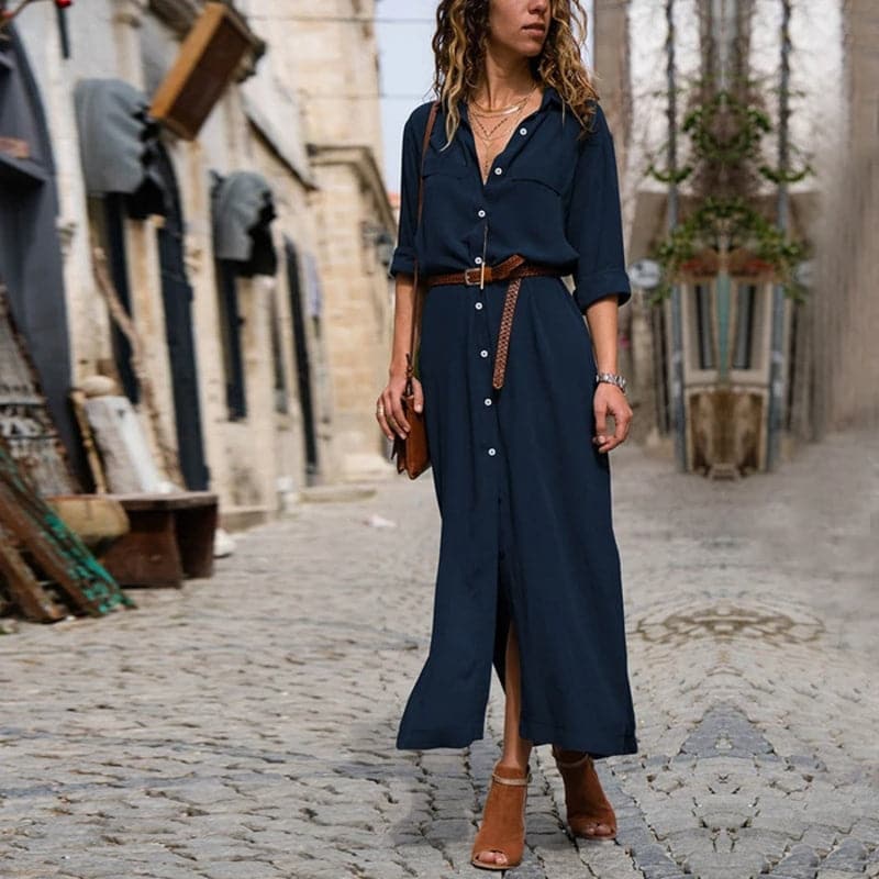 Heidi-Mode | Elegantes Sommerkleid mit Gürtel