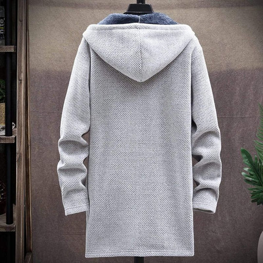 Stylischer, warmer und lässiger Kapuzenpullover mit Seitentaschen