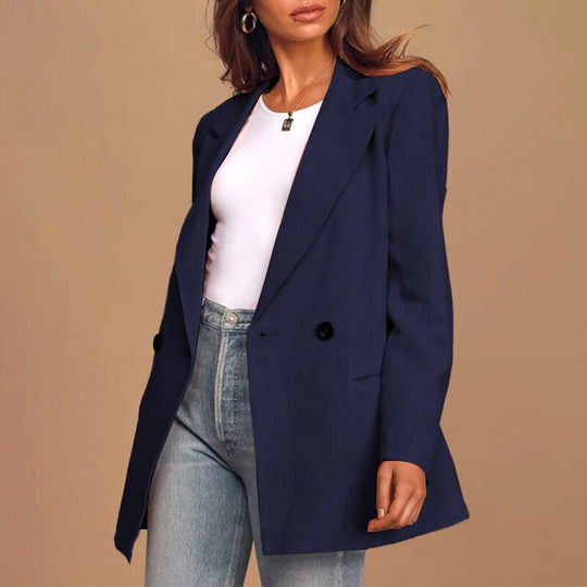 Heidi – Designer-Oversize-Blazer mit Knöpfen