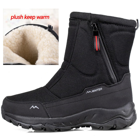 Heidi-Mode - Klassische Winter Halbschuhe Snowboots für Männer