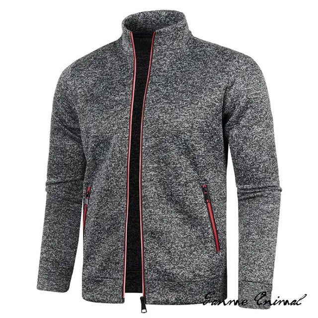 Heidi-Mode | Sweatjacke mit Umgeschlagenem Kragen