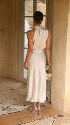 Heidi-Mode - Glänzendes langes Kleid