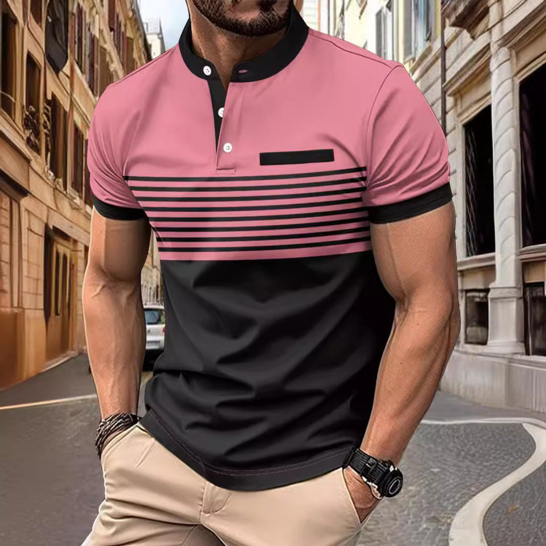 Heidi Mode | Gestreiftes Golf Henley Hemd