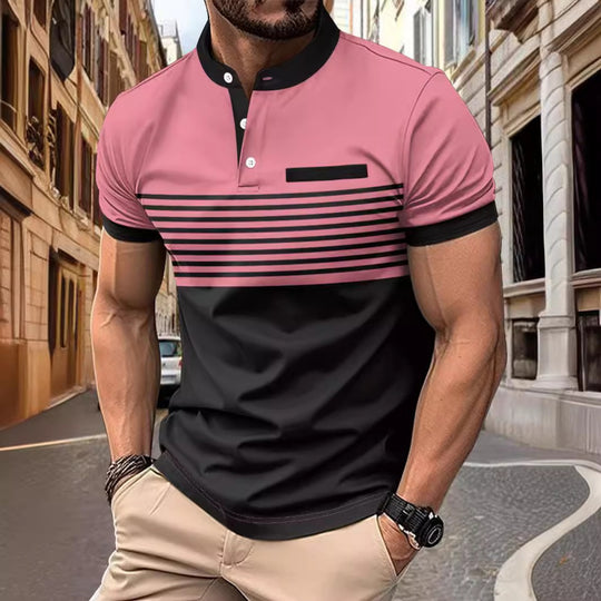 Heidi Mode | Gestreiftes Golf Henley Hemd