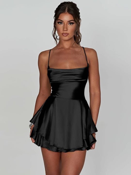 Heidi-Mode | Elegantes Kleid mit Spaghetti-Trägern