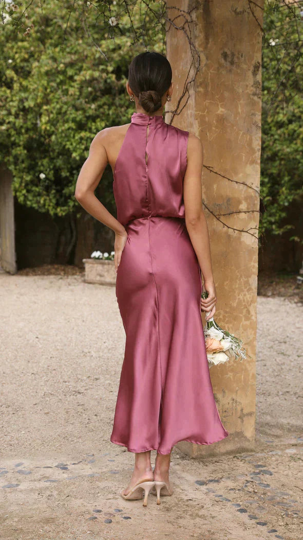 Heidi-Mode | Lange Glänzende Robe