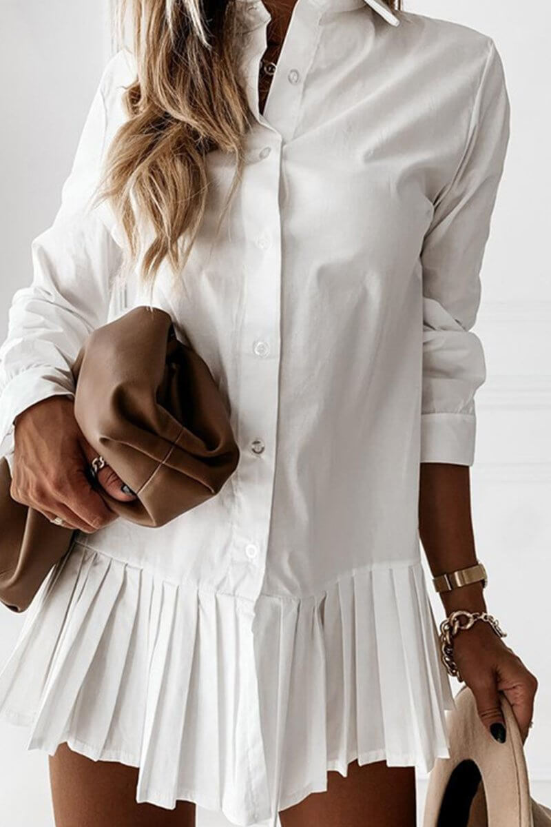 Elegante overhemdjurk