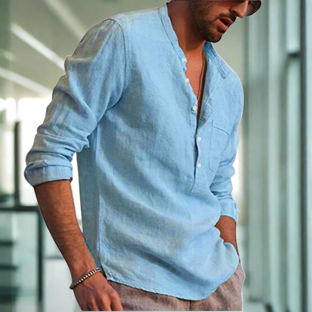 Heidi-Mode | Slim Linen Comfort Shirt