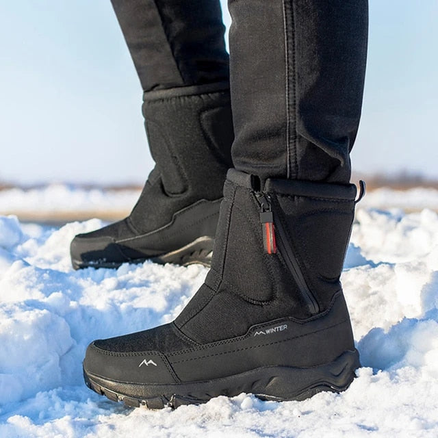 Heidi-Mode - Die besten modischen Mesh Mid-Calf Schneestiefel