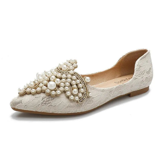 Heidi-Mode | Elegante Ballerina mit Perlen
