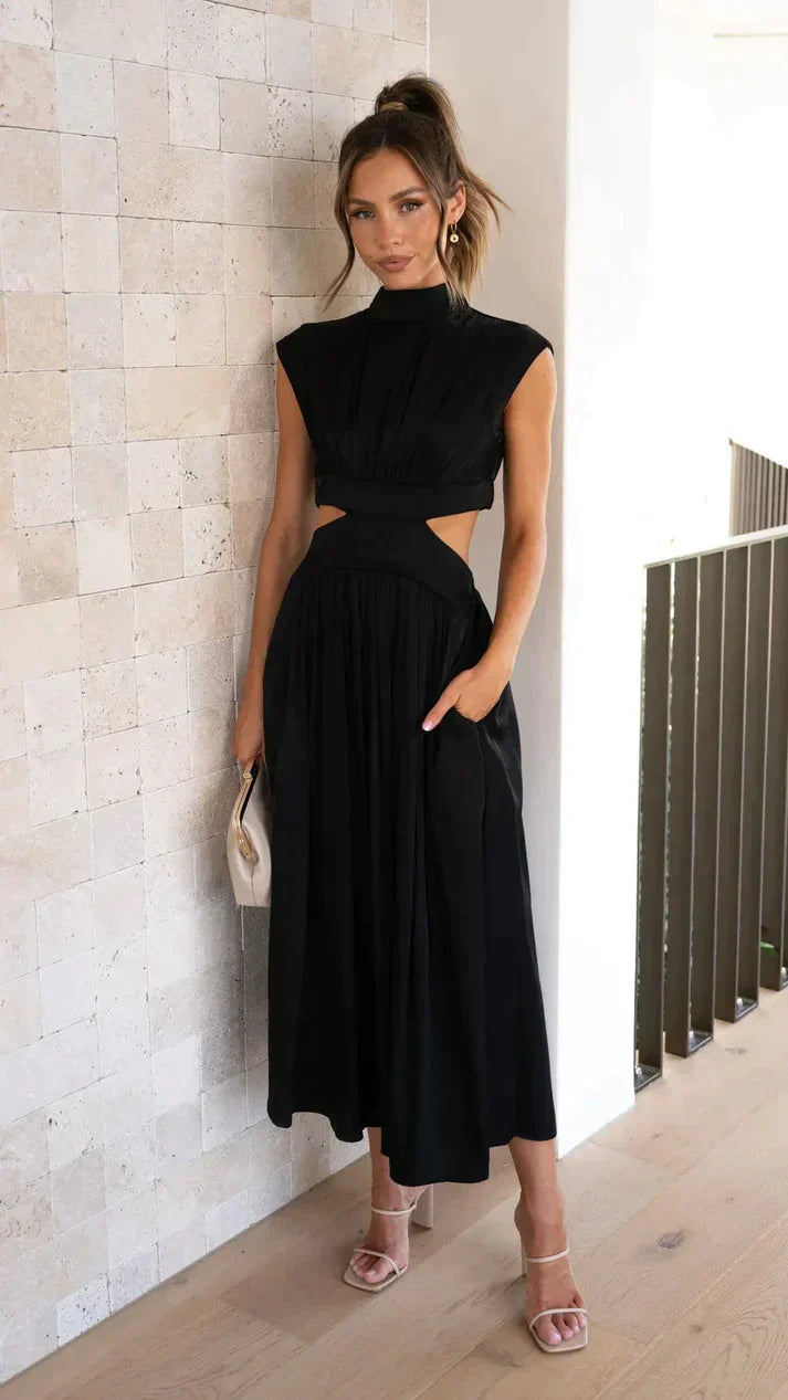Heidi-Mode | Eleganter Jumpsuit mit Cut-Out Taille