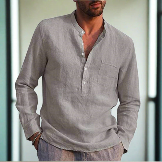 Heidi-Mode | Slim Linen Comfort Shirt