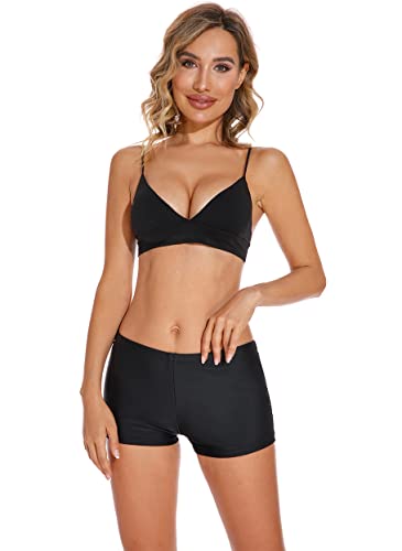 Heidi-Mode | Schwarze Damen Badehorts Stilvoll & Vielseitig