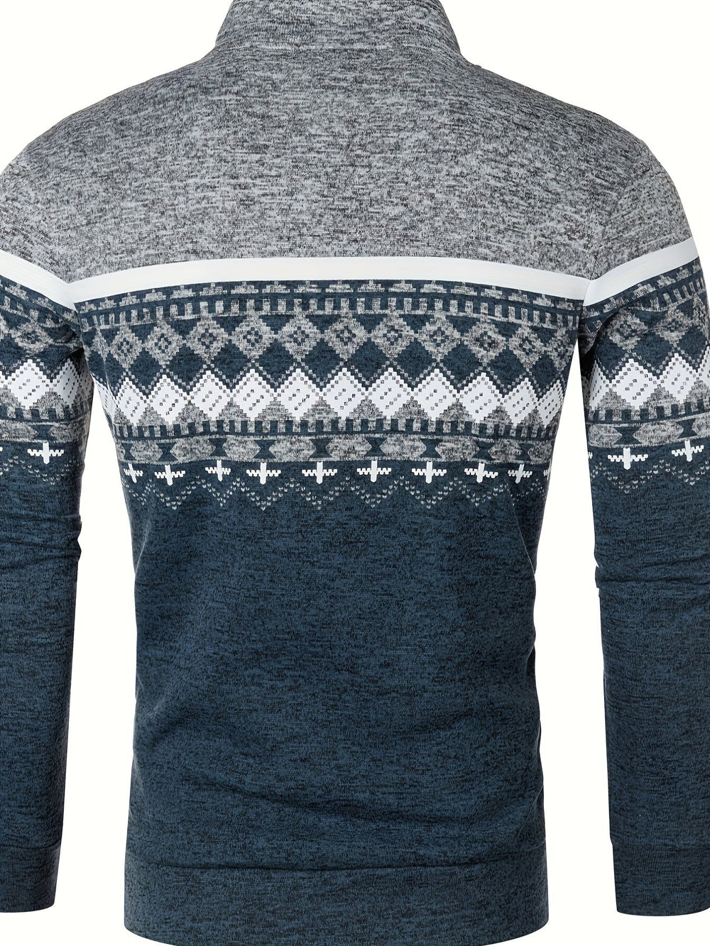 Heidi-Mode | Warmer Pullover mit Reißverschluss für Herren