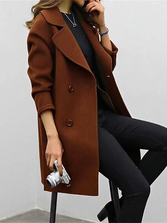 Heidi-Mode | Damenmantel Herbst Winter aus Wolle