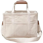 Heidi-Mode - Canvas-Tasche mit Mehrfachfächern