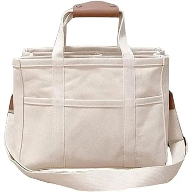Heidi-Mode - Canvas-Tasche mit Mehrfachfächern