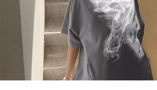 Heidi Mode | Lockeres T-Shirt in Übergröße für Männer