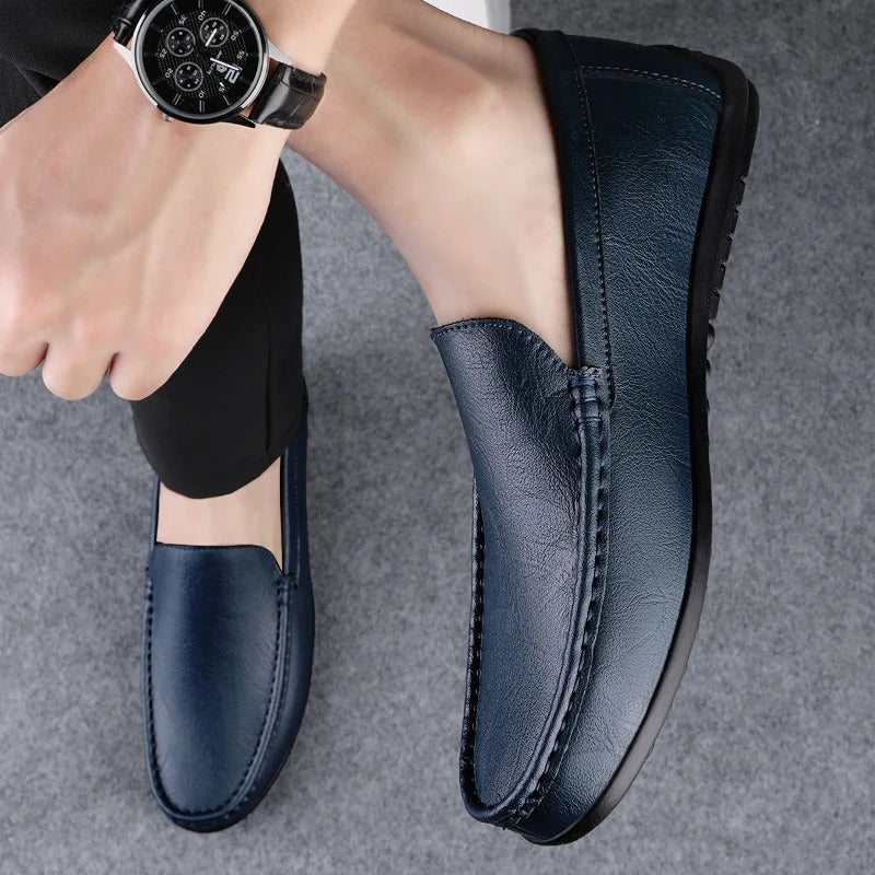 Leder Slipper