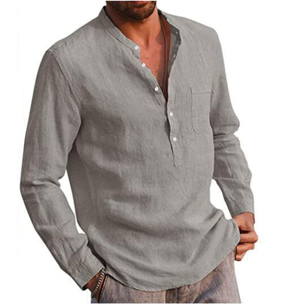 Heidi-Mode | Slim Linen Comfort Shirt