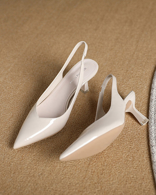 Heidi-Mode | Einfarbige, Temperamentvolle High Heels mit Spitzer Zehenpartie