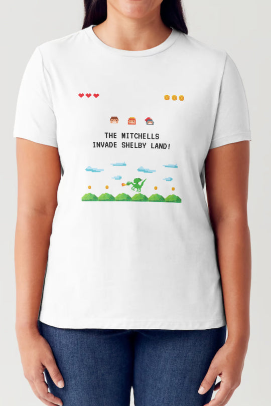 Heidi-Mode | Simply Love Full Size Pixel Game Grafik Rundhals Kurzarm T-Shirt