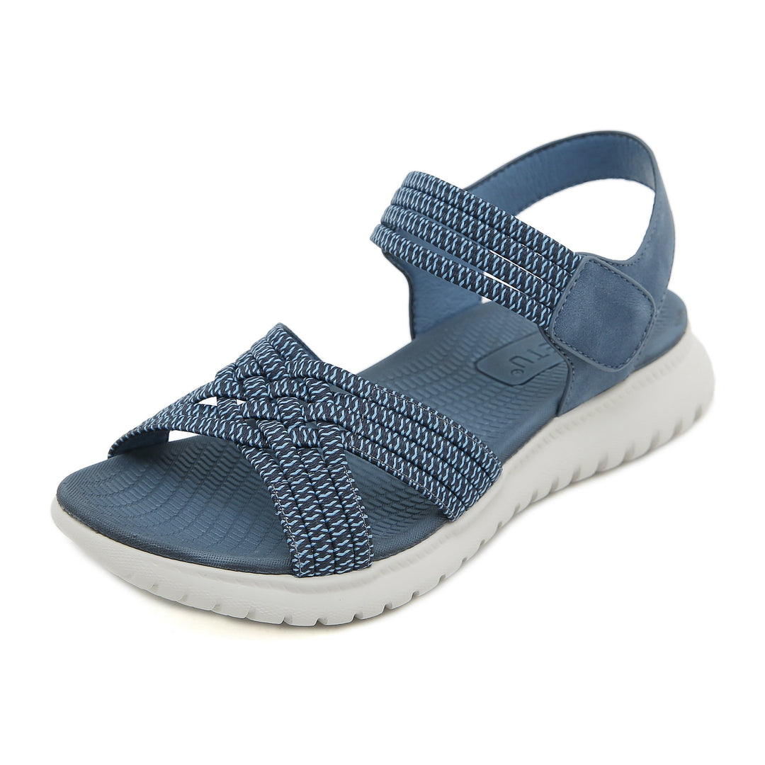 Heidi-Mode | Damen Sommer Sandalen: Leicht, Rutschfest, Modisch, Offen, Komfortabel
